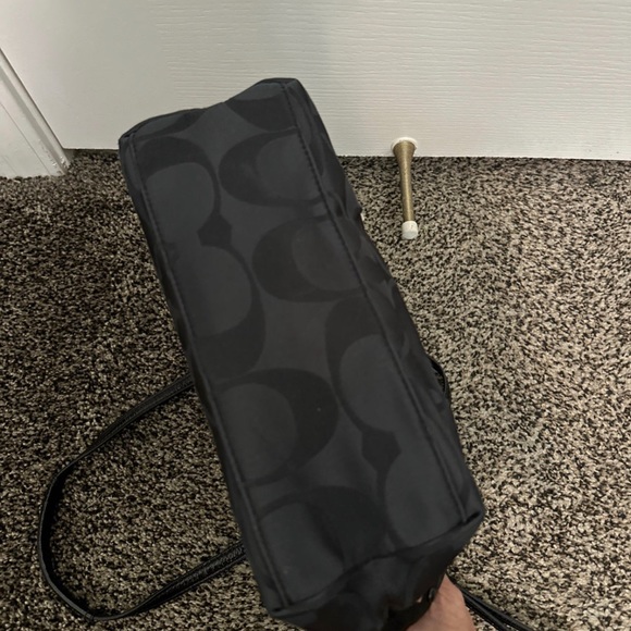 Coach F17567 Signature Studded Dark Gray Tote Bag - Picture 5 of 5